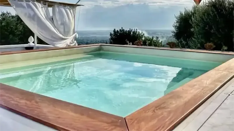 REBEA TRULLI HOME - area relax bordo piscina - Baires Piscine