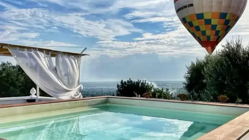 REBEA TRULLI HOME - area relax bordo piscina - Baires Piscine